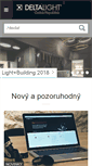Mobile Screenshot of deltalight.cz